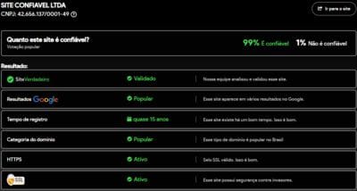 Site verificado e verdadeiro:foi777com